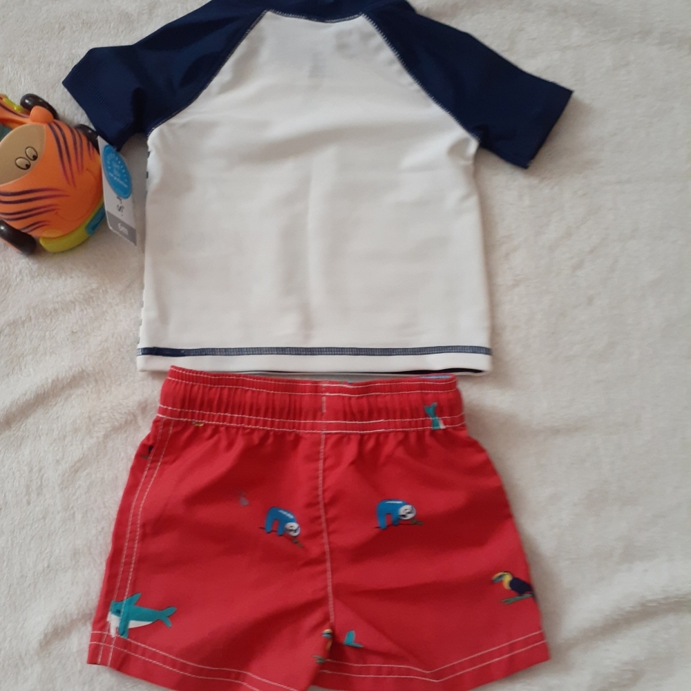 Carter's Baby Boys with graphic of Shark. - Picture 2 of 6